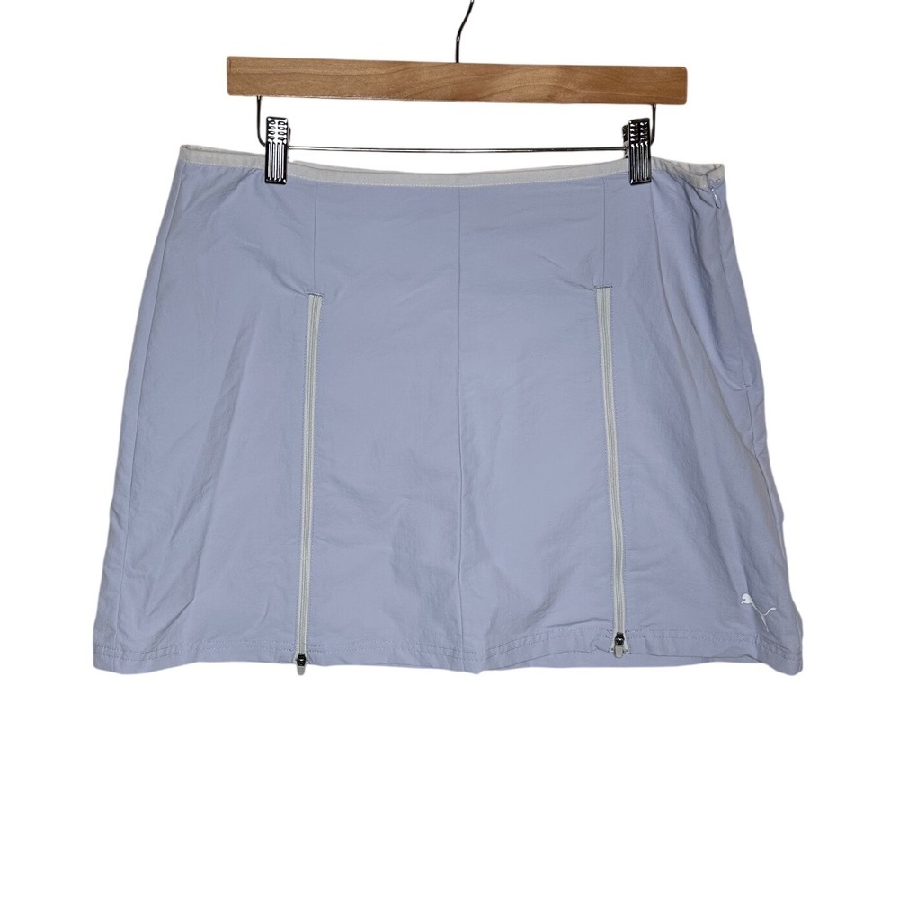 NWT Puma Women's Dare to Zip-Off Skirt size Large Light Blue